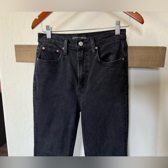 Aritzia Denim Forum|Twiggy high rise flare black jeans,closet staple•••size 26 - Picture 8 of 16